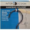 Image 2 : Two Brand New Silvertone Interdesign Handbag Holder/Organizer Hooks