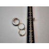 Image 9 : Four Sterling Silver Rings Assorted Gemstones and Styles - TW: 15.4g