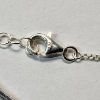 Image 3 : Sterling Silver Curved Bar Pendant Necklace - 18in - TW: 5.8g