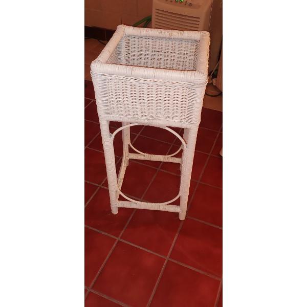 Rattan Planter 12" by 12" by 26" Tall - Nice condition See Picture