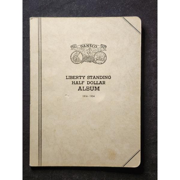 Standing Liberty Half Dollar Collection Book Ft. Barber Half Dollars - Face Val of $11 in 90% Silver