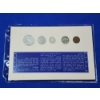 Image 9 : The WWII Coin & Stamp Collection 1944: 5 Coins in Binder Sheet w/ Info Card - Collectible 