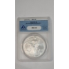 Image 1 : ANACS 2006-W MS 69 20th Anniversary One Troy Ounce .999 Fine Silver American Eagle
