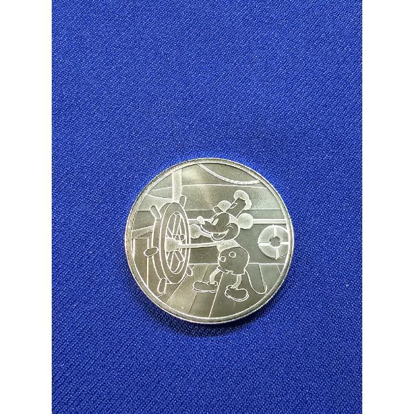 1928 Disney Mickey Mouse "Steamboat Willie" 1 oz .999 Fine Silver Round - Mint Condition