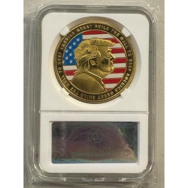 2018 Donald J. Trump Campaign Collector Coin In Protective Holder - Mint Condition