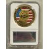 Image 1 : 2018 Donald J. Trump Campaign Collector Coin In Protective Holder - Mint Condition