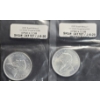 Image 1 : (2) 2022 South Africa 1oz Silver Krugerrands