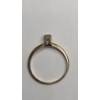 Image 4 : 14K Yellow Gold Classic Solitaire Diamond Engagement Ring - Size 6 - Weight: 1.5g
