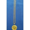 Image 12 : Stunning U.S 1994 $25 1/2 Oz Fine Gold Eagle In 14K Gold Bezel & On 14K Gold Chain - Weight: 48.4g