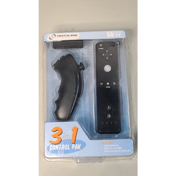 Brand New Creative Mind Interactive Wii 3 in 1 Control Pak