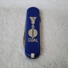 Image 3 : Three Vintage Like New Pocket Knives Ft. Blue Y & O Coal Safety Award 1978 In Holders