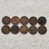 Image 1 : LOT OF 10 UNITED STATES Indian Head Pennies Excellent Condition Various Dates