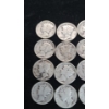Image 3 : (20) Assorted Years 90% Silver Mercury Dimes Face Value: $2