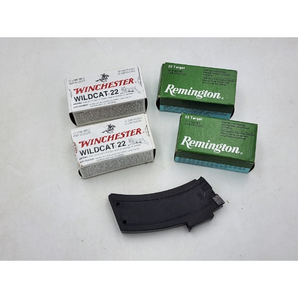 4 Assorted Partially Full Boxes of .22 Long Rifle Ammunition & .22 Mag