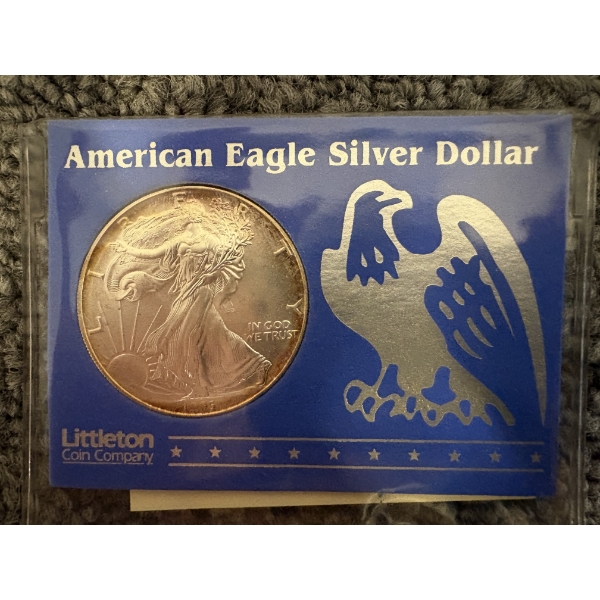 1995 United States American Silver Eagle .999 Fine Troy Ounce - Mint Condition