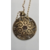 Image 3 : Gold Plated Sterling Silver 18" Ornate Filgree Necklace - Weight: 7.5g