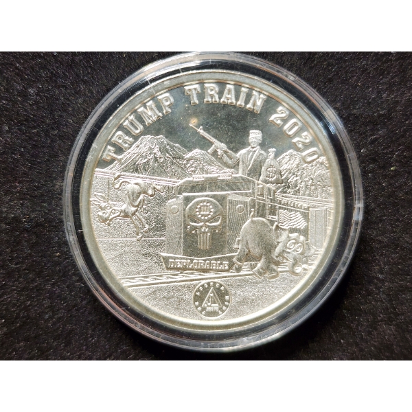 The Locker Mint Trump 2020 Political Silver 2 Oz Round - RARE COIN - 4 of 75!