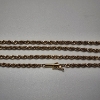 Image 2 : Stunning, Excellent Condition 14K Yellow Gold Twist Chain 31" Necklace - TW: 15.3g