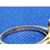 Image 4 : 14K Gold Ring with Blue Gemstones - Size 7.5 - 3.3g