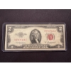 Image 1 : 1953 United States Jefferson $2.00 Bill In Protective Holder - Excellent Condition