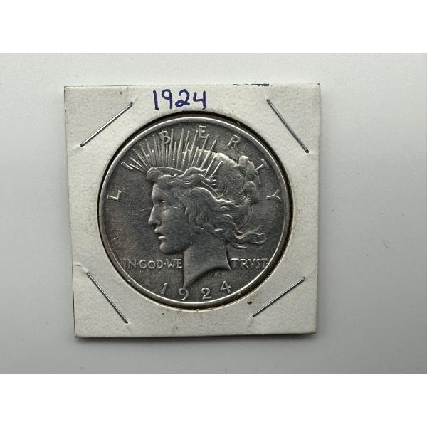 1924 Silver Peace Dollar