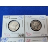Image 2 : Lot of 7 Mercury Silver Dimes - Including Higher Grade & BU 