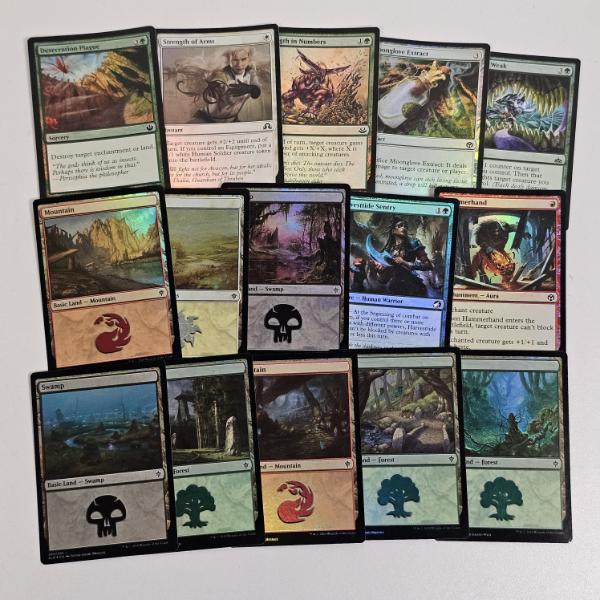 Lot of 15 Assorted Holo MTG Magic The Gathering Trading Cards