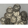 Image 3 : Lot of 40, 90% Silver Assorted Year Mercury Dimes, FV $4.00