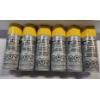 Image 1 : Six Brand New 11OZ Yellow Anti-Rust Valspar Armor Spray Paint Cans 