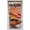 Image 1 : ORIGINAL Authentic Burger King Drive Thru Signage Feat. New Chicken Sandwich ~ Measures 10" X 24"