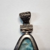 Image 3 : Sterling Silver Pendant with Large Blue Stone TW: 12.1g