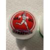 Image 2 : 3 Vintage Gas & Oil Advertising One Inch Shooter Marbles - Marathon, Chevron & Gulf - Mint Condition
