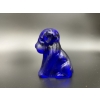 Image 2 : Degenhart Dogs - Cobalt Blue - Adorable Glass Dog Figurine - ~2.5 inches 