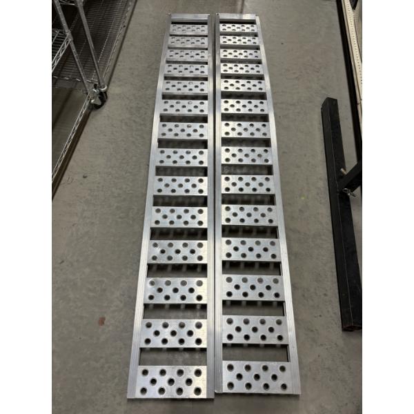 Set of 2 Aluminum Ramps Measuring About 90" Long & 12" Wide -   *****SHIPPING NOT AVAILABLE*****