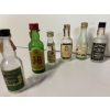 Image 2 : Liquor Bottles - Small - Jack Daniels - J&B - Bacardi - Dujardin - R&R - Wolfschmidt Vodka - Seagram