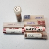 Image 1 : Seven Rolls of Assorted Years United States Cents: Tubes and Bankrolls - Face Value: $3.50