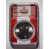 Image 5 : NGC GRADED MS69 Canadian 2022 $5 Maple Leaf 1 Oz Silver Round Ft. Canada Flag Picture Core