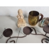 Image 5 : Lot of Assorted Decorative/Collectible Items: Wall Art, Wind Chimes, Figurines 