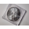 Image 1 : Excellent 2002 United States One Troy Oz American Eagle .999 Fine Silver Round in Protective Case