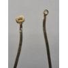 Image 4 : 14K Gold 7" Herringbone Bracelet (Missing Clasp) & 14K Gold 16" Necklace (Broken Clasp) - TW: 2.7g