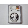 Image 1 : 2021-W American Silver Heraldic Eagle T-1 - 1 oz .999 Fine Silver - NGC PF 70 ULTRA CAMEO - Signed