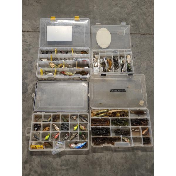 New Lures & Soft Baits In Cases 