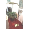 Image 1 : Adjustable Brass Reading Lamp 30" Tall As Shown In Perfect Condition