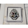 Image 3 : 2021 Niue Harry Potter Hogwarts Crest1 oz .999 Fine Silver Crest Shaped Coin - Mintage 5,000
