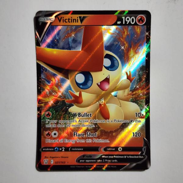 Victini V 021/163 Holo Rare Pokemon Trading Card