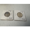Image 1 : 1977- S & 1978- S United States Quarter Silver Proofs - Excellent Condition