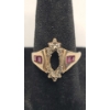 Image 1 : Women's 10K Yellow Gold Victorian-Style Ring With Empty Marquise Setting - Size 6 - Weight: 2.6g