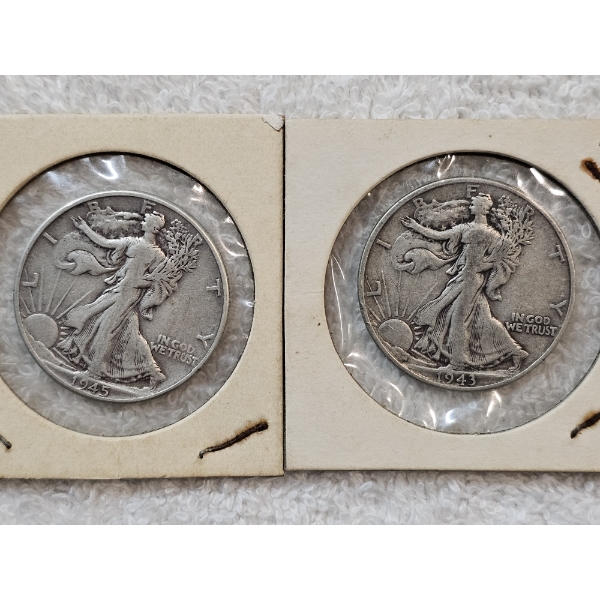 90% Silver United States Half-Dollar Assortment (Walking Liberty) - AFV: $1.00
