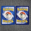 Image 4 : Two Non Holo RARE Vintage BASE SET Pokemon Trading Cards ~ Electrode 21/102 & Electabuzz 20/102