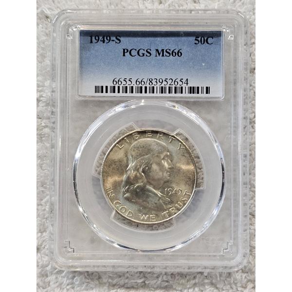 PCGS MS66 1949-S Franklin Half Dollar